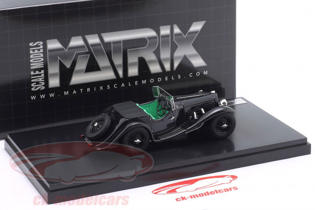 Aston Martin 15-98 2/4 passenger Byggeår 1938 sort 1:43 Matrix