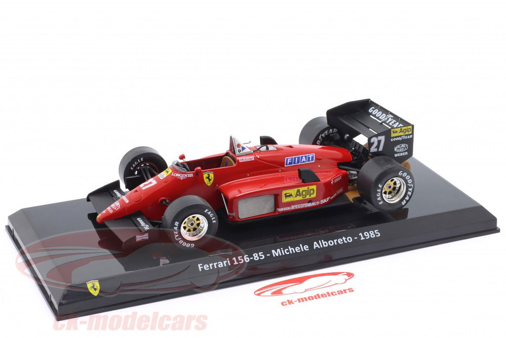 Michele Alboreto Ferrari 156-85 #27 fórmula 1 1985 1:24 Premium Collectibles