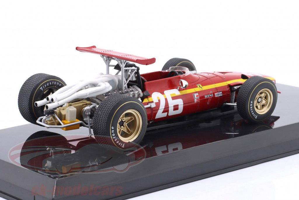 Jacky Ickx 法拉利 312 F1 68 #26 一级方程式赛车 1968 1:24 优质收藏品
