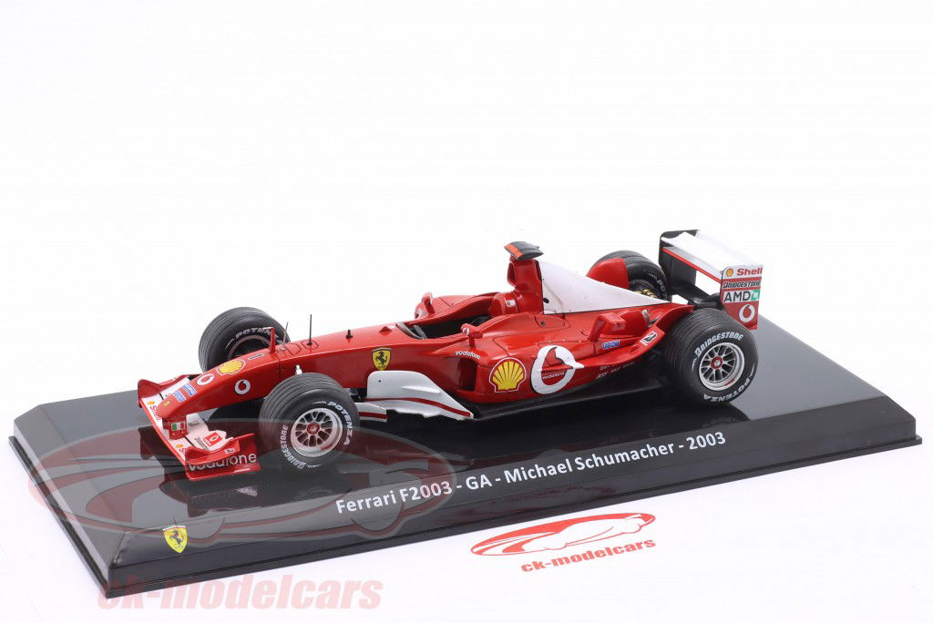 Ferrari - 新品未使用　フェラーリ　2003ワールドチャンピオン　ミハエルシューマッハ Premium Collectibles 1:24 ミハエル シューマッハ フェラーリ
