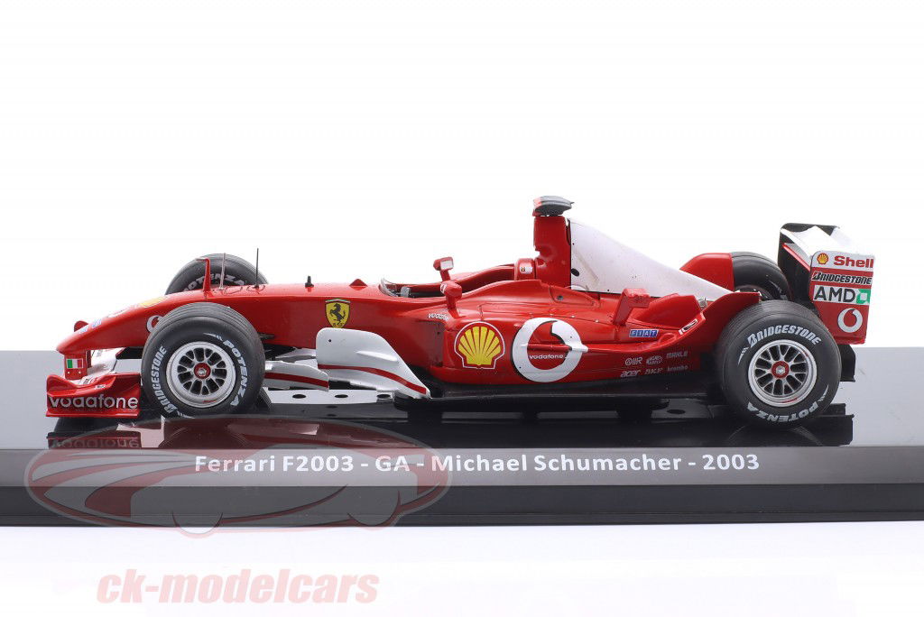Michael Schumacher Ferrari F2003-GA Formula 1 World Champion 2003 1:24 Premium Collectibles