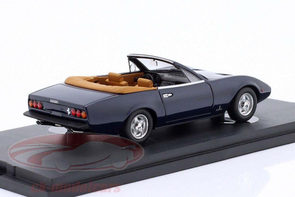 Ferrari 365 GTC/4 Spider Byggeår 1971 mørkeblå 1:43 AutoCult