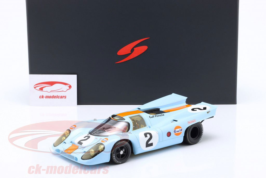 Porsche 917K #2 vincitore 24h Daytona 1970 Rodriguez, Kinnunen, Redman 1:18 Spark
