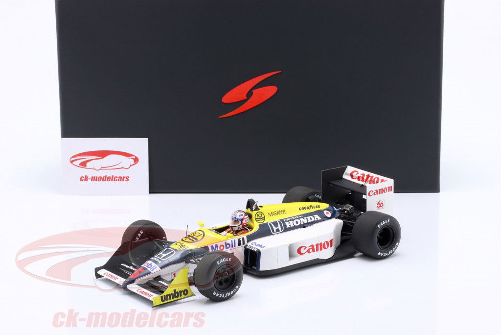Spark 1:18 Nigel Mansell Williams FW11B #5 Winner British GP