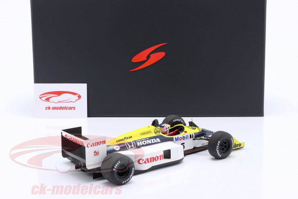 Spark 1:18 Nigel Mansell Williams FW11B #5 Winner British GP
