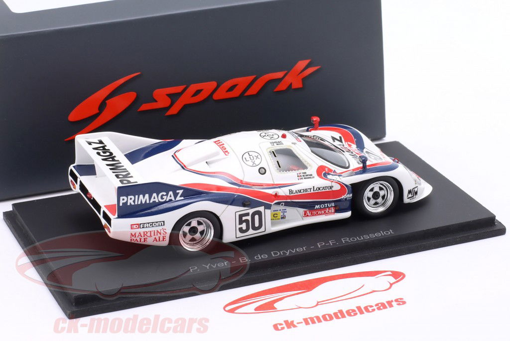 Rondeau M382 #50 24h LeMans 1984 Yver, de Dryver, Rousselot 1:43 Spark
