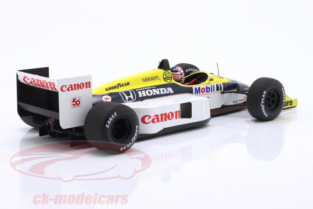 Nigel Mansell Williams FW11B #5 ganhador Britânico GP fórmula 1 1987 1:18 Spark