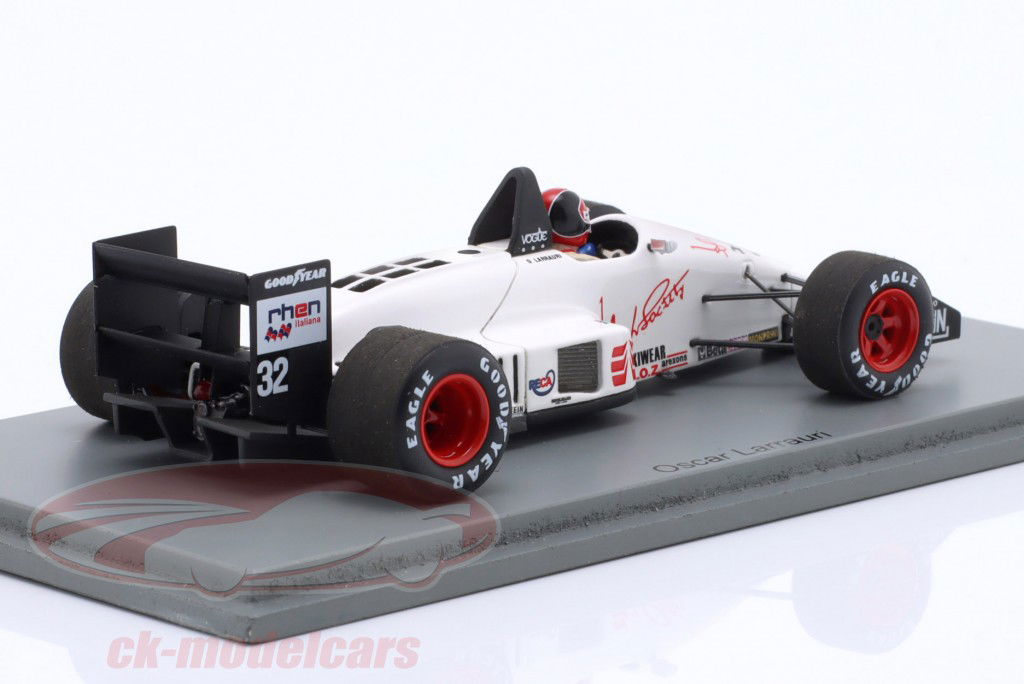 Oscar Larrauri EuroBrun ER188 #32 Monaco GP Formula 1 1988 1:43 Spark