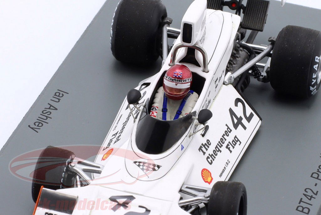 Ian Ashley Brabham BT42 #42 Prática EUA GP fórmula 1 1974 1:43 Spark