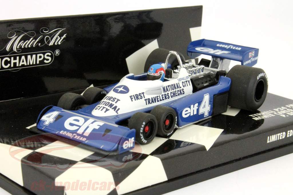 【MINICHAMPS】TYRRELL FORD P34/#M12 Minichamps 1:43 P. Depailler Tyrrell P34 FNCB 6-Wheeler