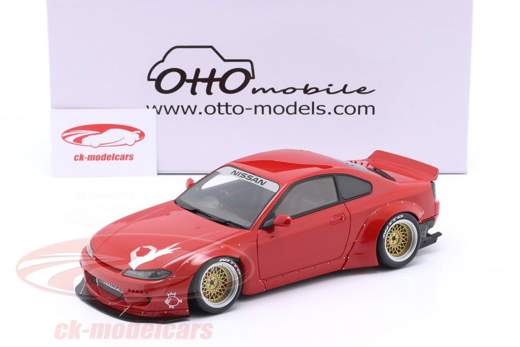 Rocket Bunny Nissan Silvia S15 建設年 2014 Nissan 赤 1:18 OttOmobile