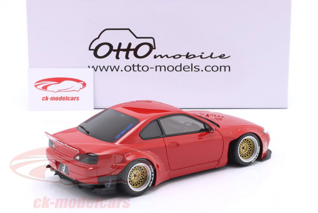 Rocket Bunny Nissan Silvia S15 建設年 2014 Nissan 赤 1:18 OttOmobile