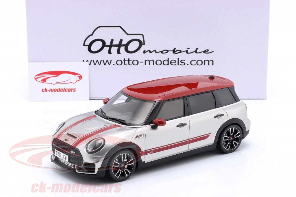 Mini Clubman (F54) JCW Byggeår 2021 sølv 1:18 OttOmobile