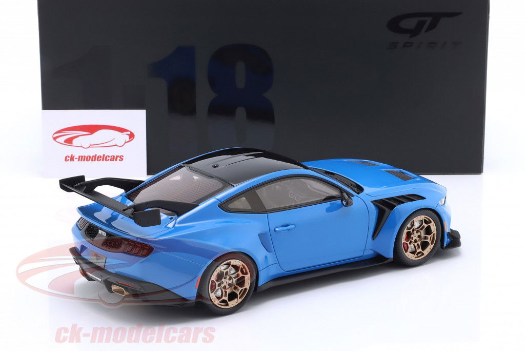 Ford Mustang GTD Année de construction 2024 grabber bleu 1:18 GT-Spirit