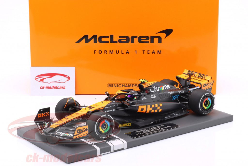 McLaren MCL60 2nd British GP 2023 ノリス MINICHAMPS 1/18 - MCLAREN MCL60 - 2nd British GP 2023 (L