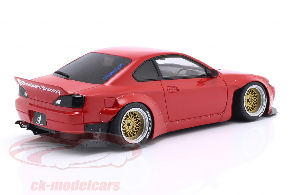 Rocket Bunny Nissan Silvia S15 建設年 2014 Nissan 赤 1:18 OttOmobile