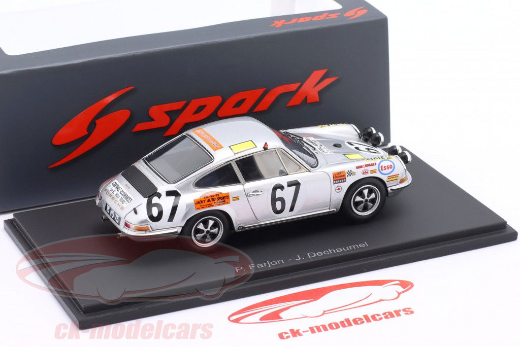 Porsche 911 S #67 24h LeMans 1969 Farjon, Dechaumel 1:43 Spark