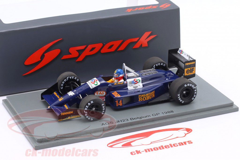 絶版　1/43 スパーク　AGS JH22 イギリスGP 1987 P.ファブル 絶版 1/43 スパーク AGS JH22 イギリスGP 1987 P.ファブル