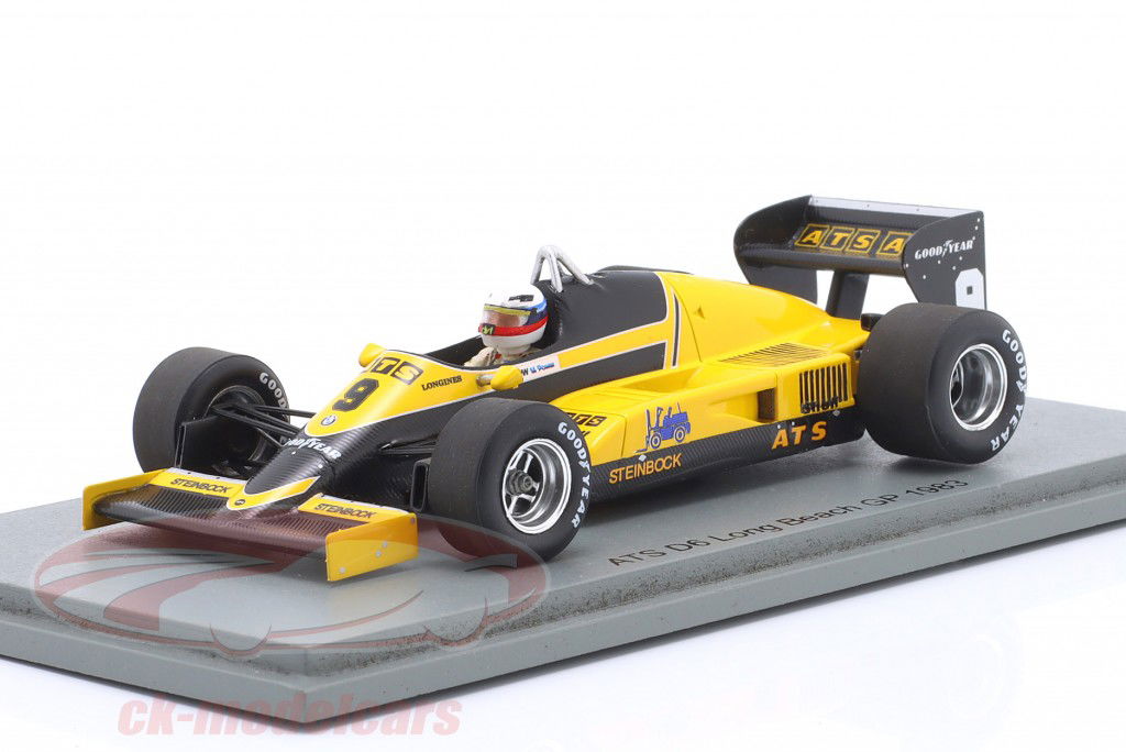 Manfred Winkelhock ATS D6 #9 USA West GP Formula 1 1983 1:43 Spark