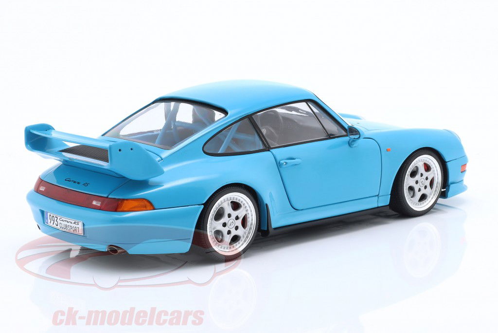 Porsche 911 (993) Clubsport Año de construcción 1997 Riviera azul 1:18 Solido