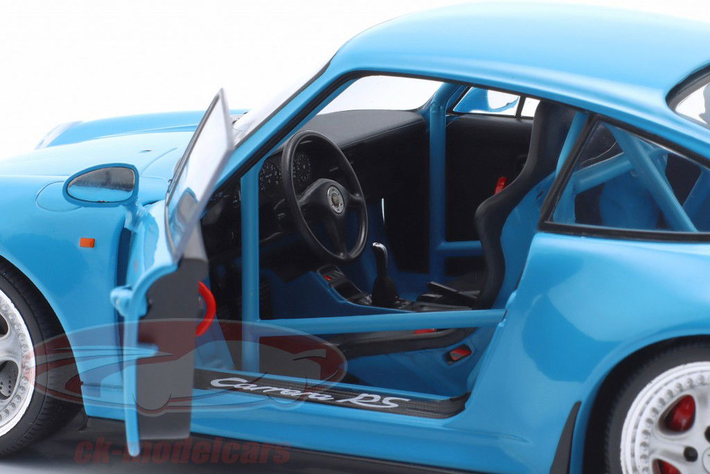 Porsche 911 (993) Clubsport Año de construcción 1997 Riviera azul 1:18 Solido