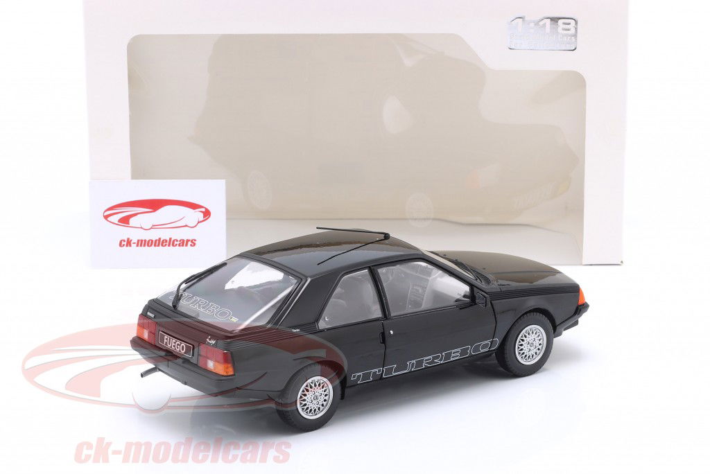 Renault Fuego Turbo Année de construction 1980 noir 1:18 Solido