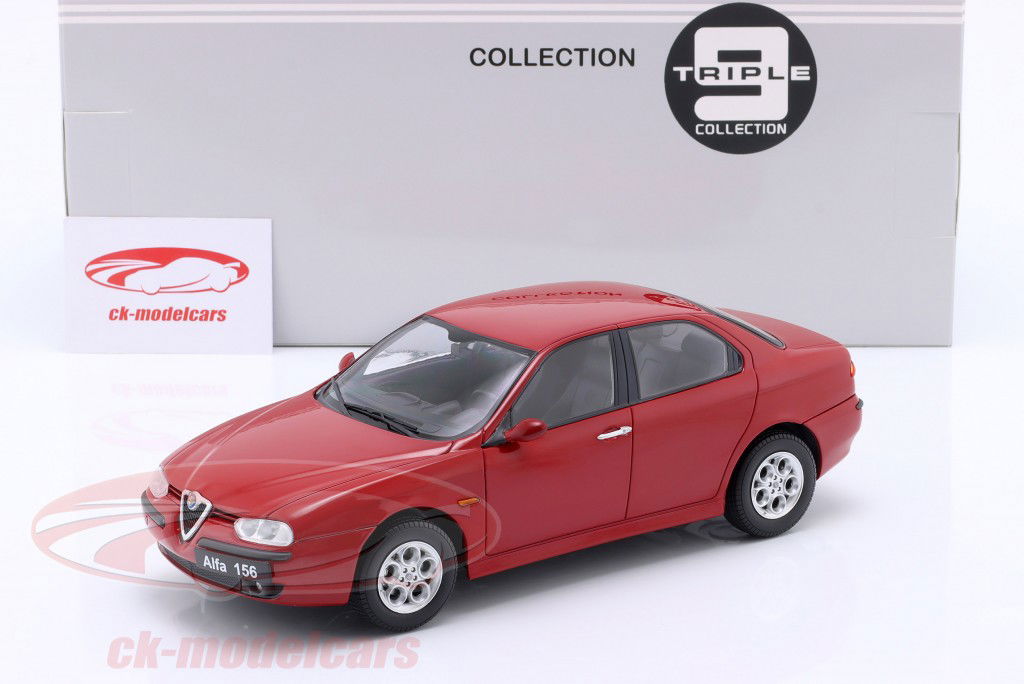 Alfa Romeo 156 Année de construction 1998 alpha rouge 1:18 Triple9