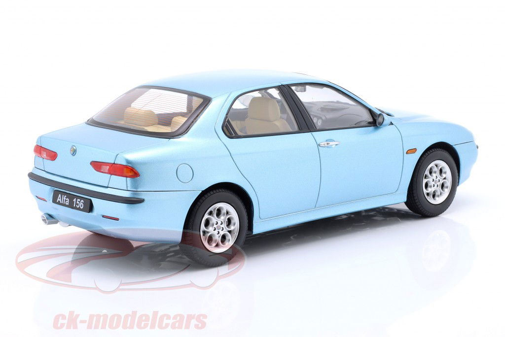 Alfa Romeo 156 Year 1998 light blue metallic 1:18 Triple9