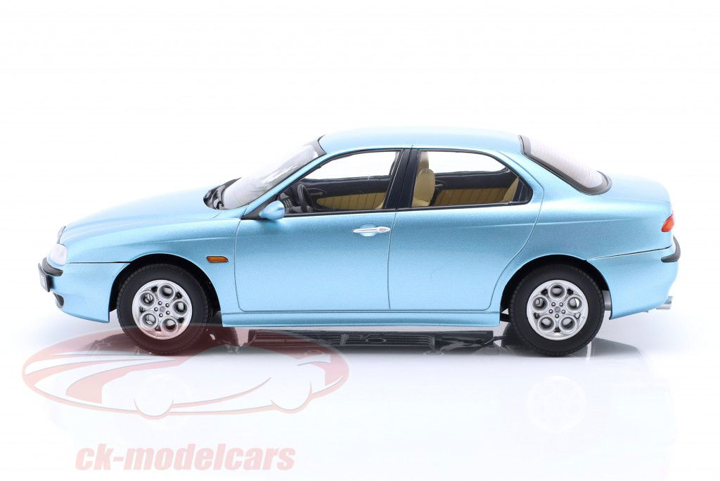 Alfa Romeo 156 Year 1998 light blue metallic 1:18 Triple9