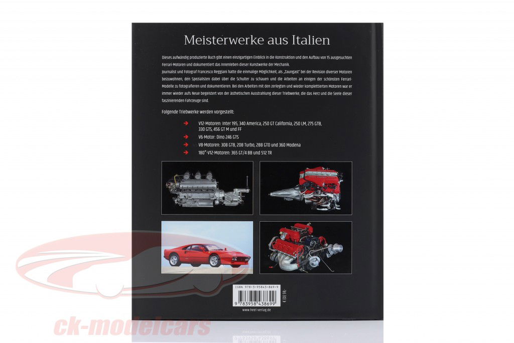 Libro: Ferrari motori - 15 Icone del motore da 1947 Fino a Oggi / da Reggiani E Bluemel