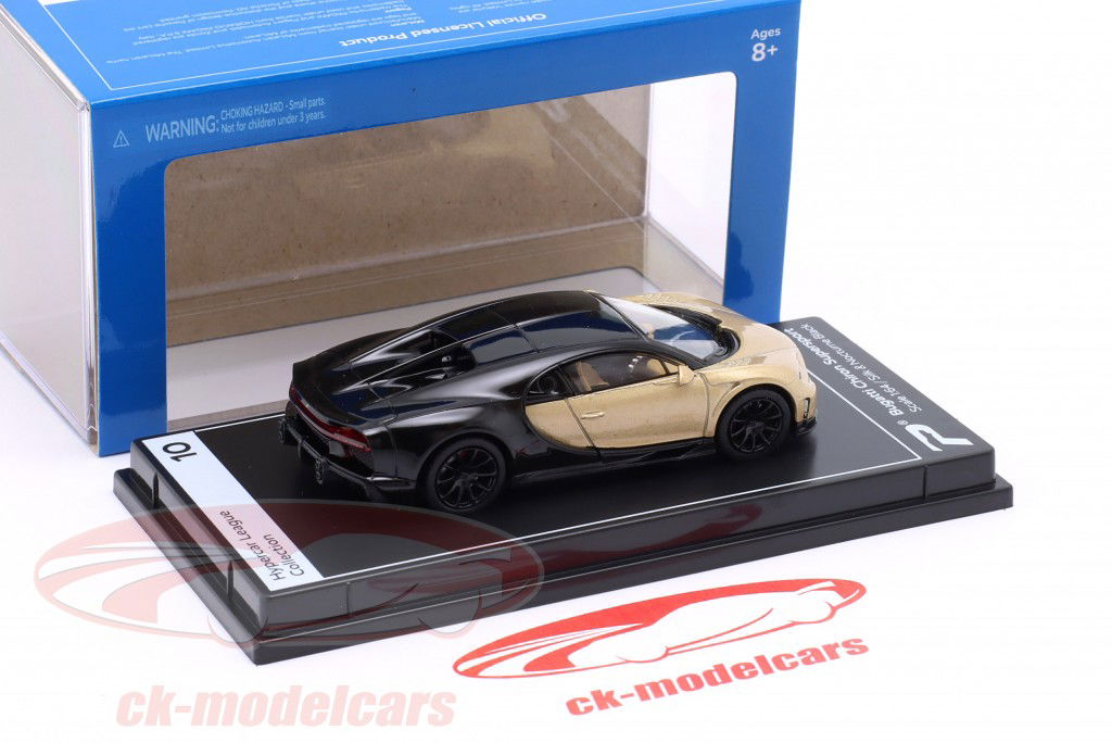 Bugatti Chiron Supersport or, nocturne noir 1:64 Kinsmart