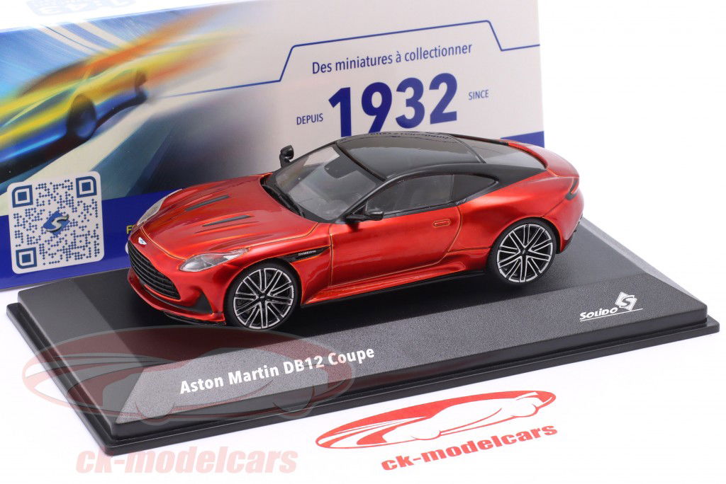 Aston Martin DB12 Coupe Baujahr 2023 rot 1:43 Solido