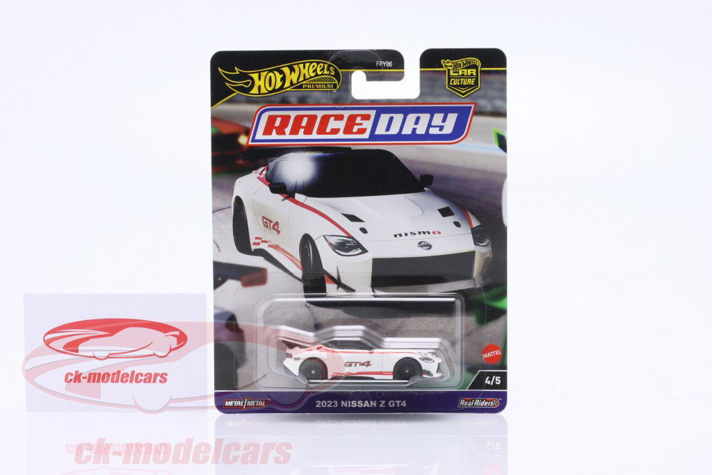 Nissan Z GT4 Anno di costruzione 2023 bianco 1:64 HotWheels