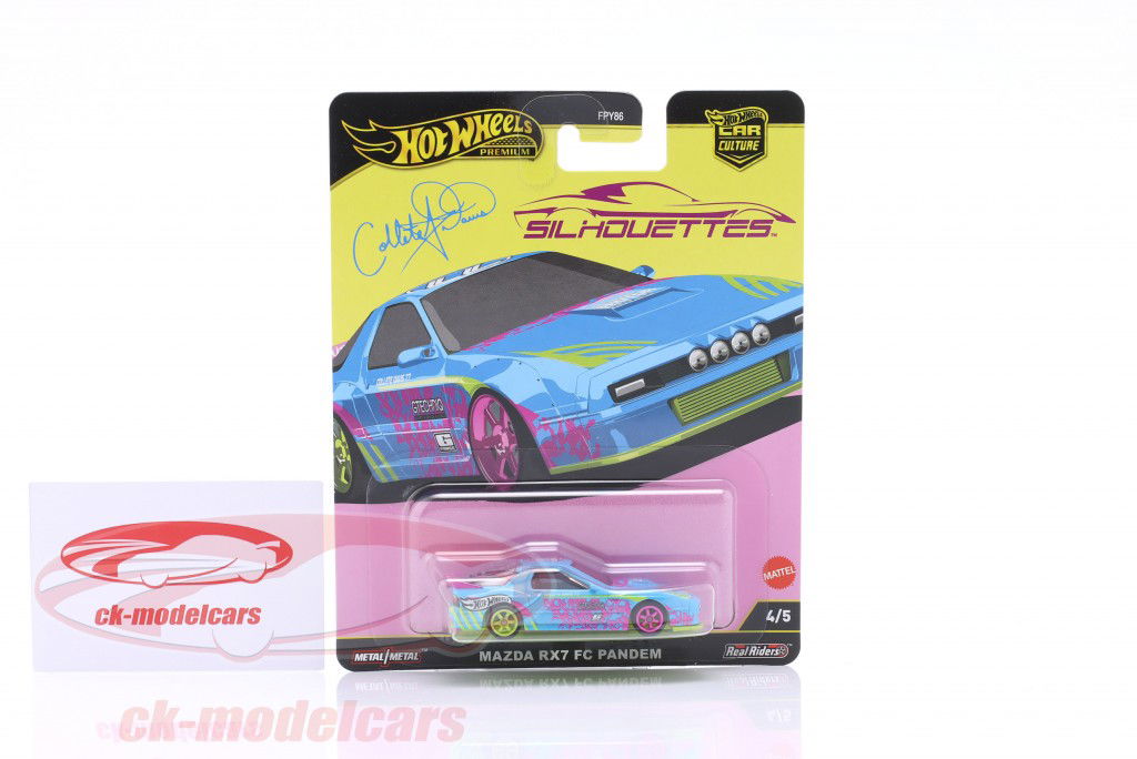 Mazda RX7 FC Pandem multicolorido 1:64 HotWheels