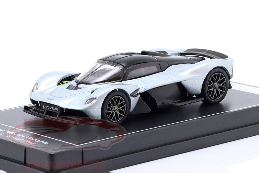 Aston Martin Valkyrie silver 1:64 Kinsmart