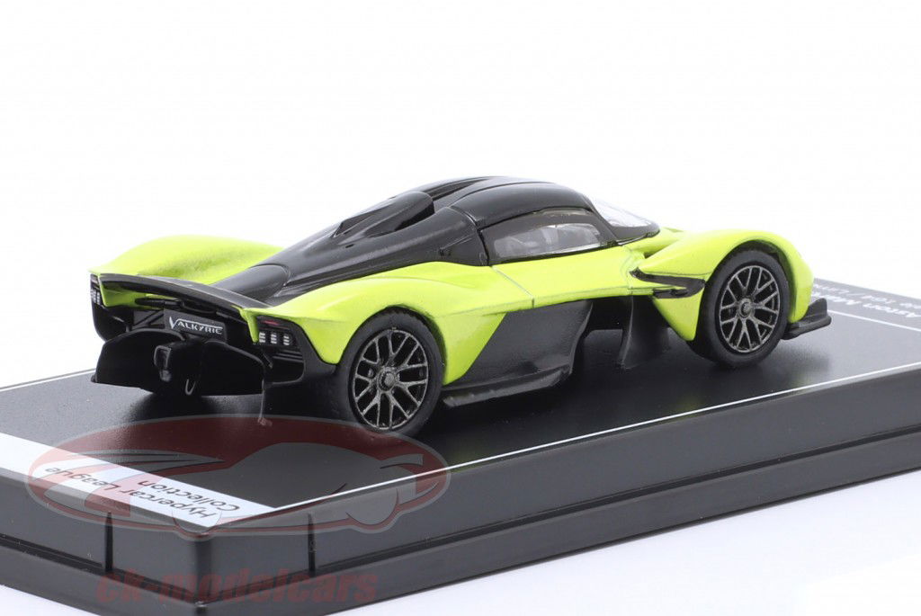 Aston Martin Valkyrie lime grøn 1:64 Kinsmart