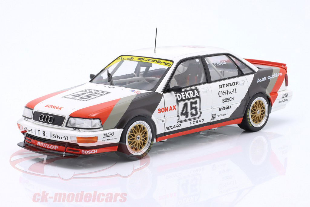 Audi V8 Quattro #45 DTM Champion 1991 Frank Biela 1:18 WERK83