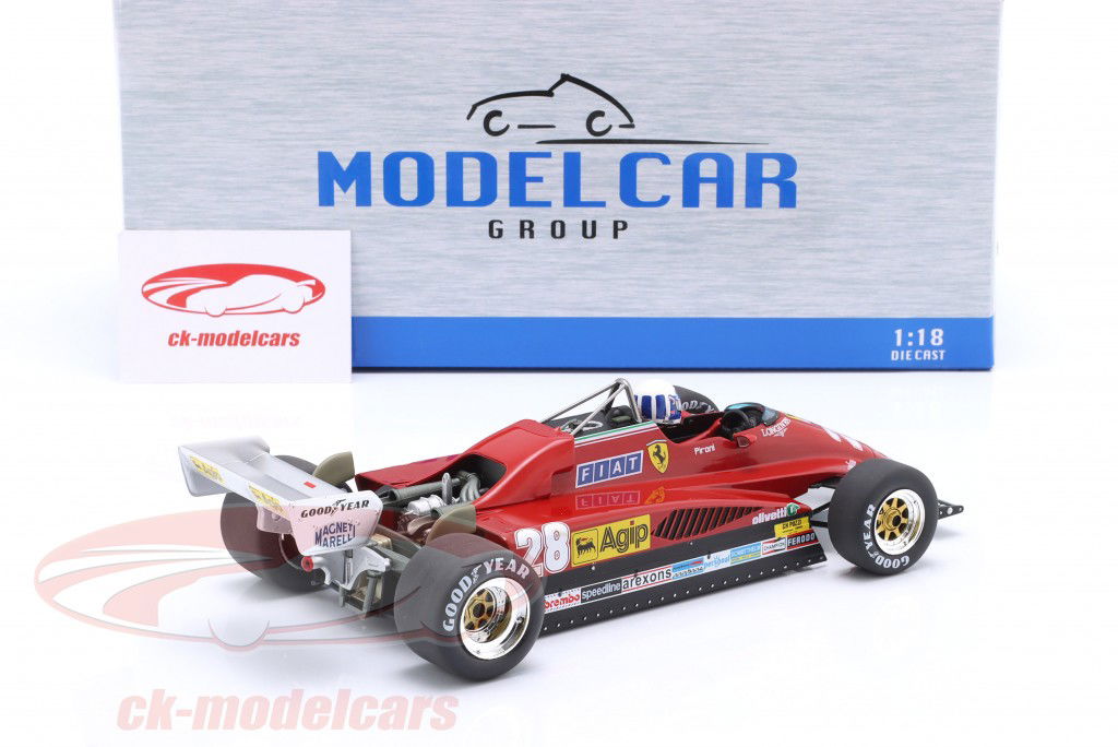 1/43 フェラーリF1 126C2 1982 サンマリノGP優勝車　美品 ModelCarGroup 1:18 Didier Pironi Ferrari 126C2 #28 2番目