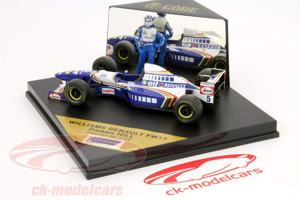 D.ヒルウィリアムズルノーFW17フォーミュラ1 1995 GoedeオニキスEditionの午前1時43分