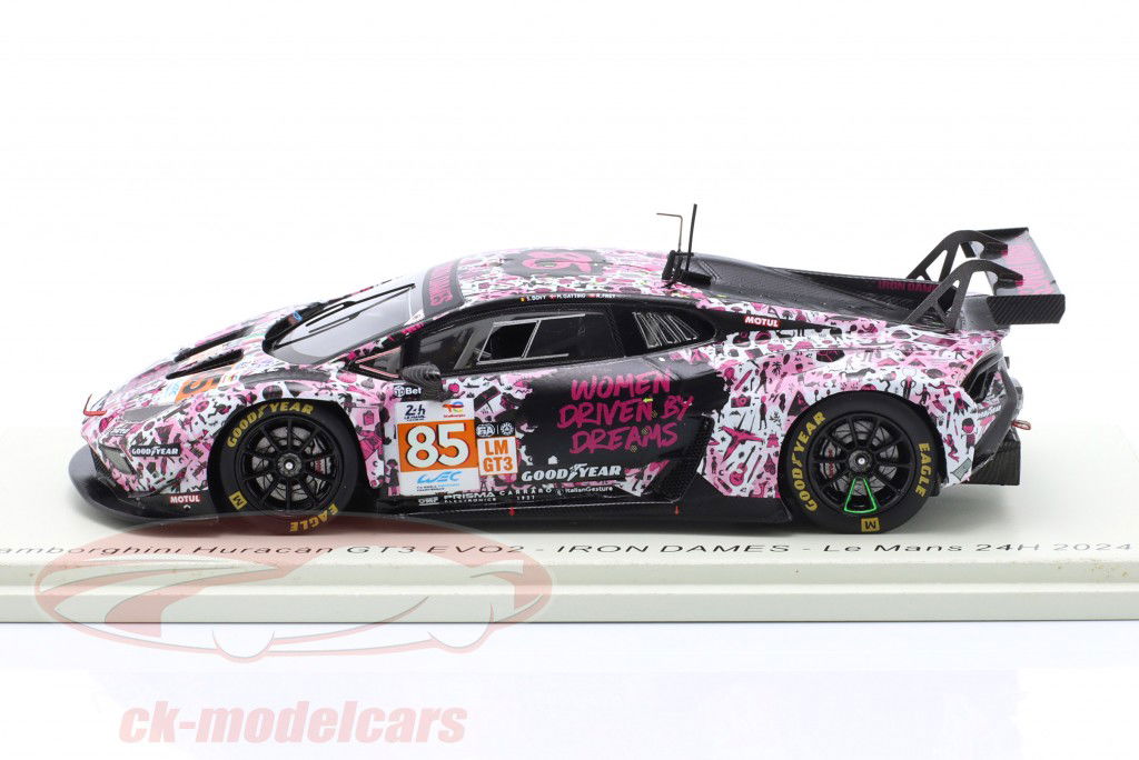 Spark 1:43 Lamborghini Huracan GT3 Evo 2 #85 Iron Dames 24h