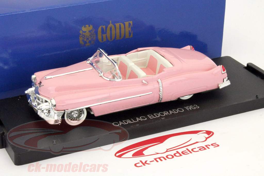 Cadillac Eldorado Bj. 1953 розовый Gode издание 1:43
