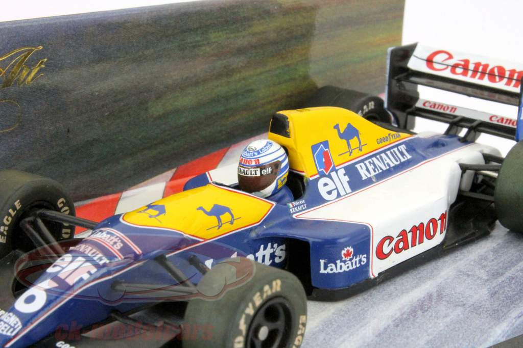ミニカー WILLIAMS RENAULT FW14 RICCARDO PATRESE 1/64 Aoshima Williams F1 1992 FW14b #6 RICCARDO PATRESE