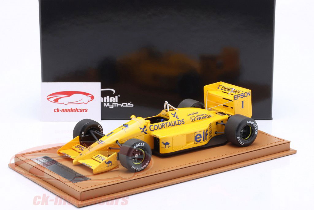 Nelson Piquet Lotus 100T #1 5º británico GP fórmula 1 1988 1:18 Tecnomodel