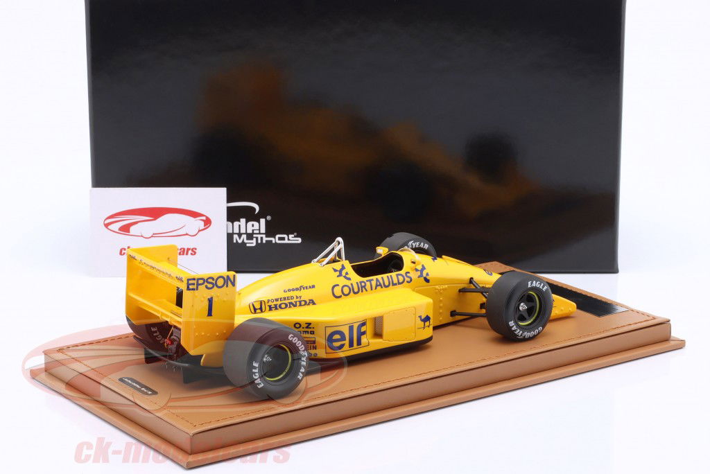 Nelson Piquet Lotus 100T #1 5º británico GP fórmula 1 1988 1:18 Tecnomodel