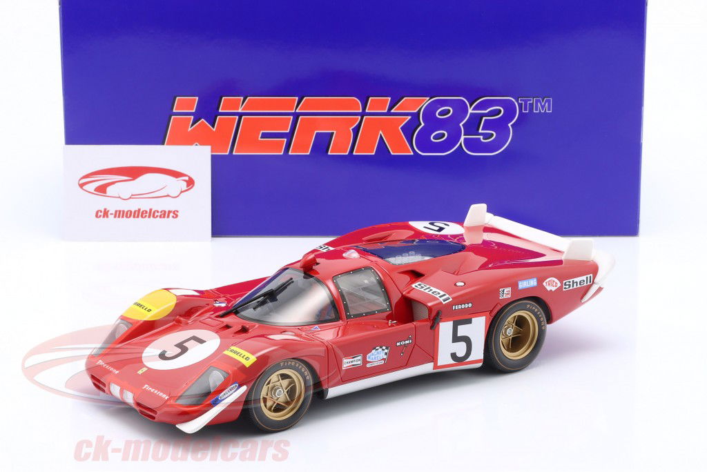 WERK83 1:18 Ferrari 512S #5 24h LeMans 1970 Ickx, Schetty