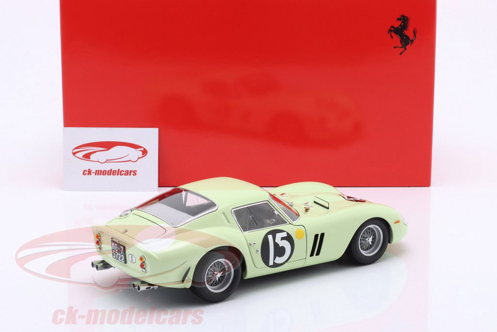 Ferrari 250 GTO #15 vinder Tourist Trophy Goodwood 1962 Ireland 1:18 Kyosho