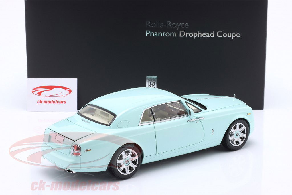 Rolls Royce Phantom Coupe 2-дверный Год постройки 2008 бирюзовый 1:18 Kyosho