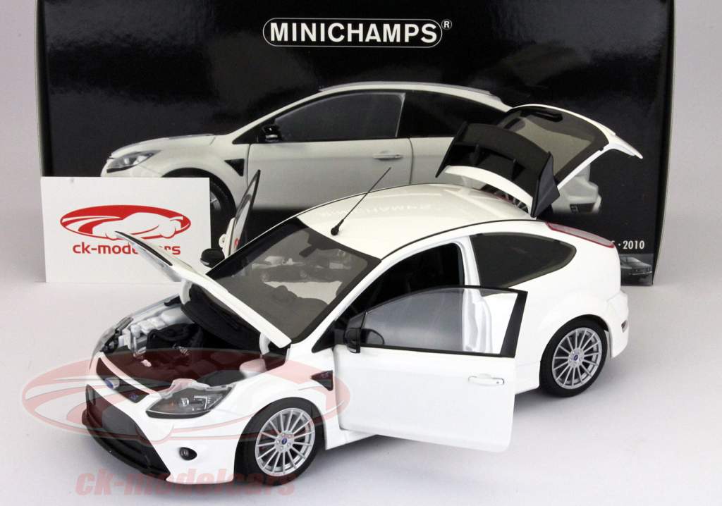 Ford Focus RS 2010 white 1:18 Minichamps