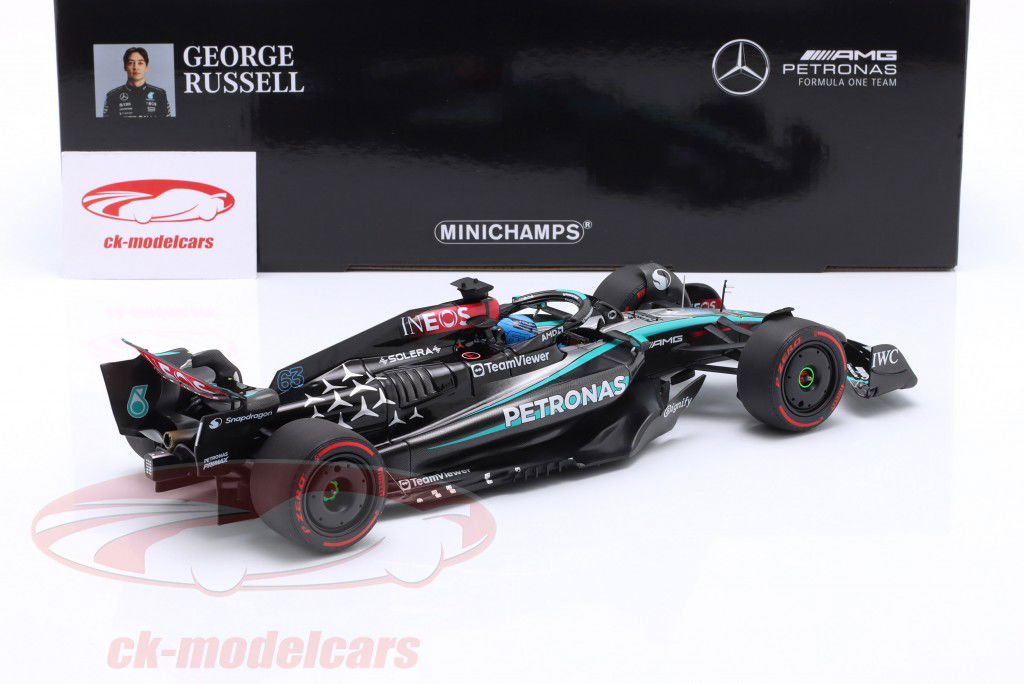 1/18 ミニチャンプス メルセデスAMG W13 G.ラッセル Minichamps 1:18 George Russell Mercedes-AMG F1 W15 #63