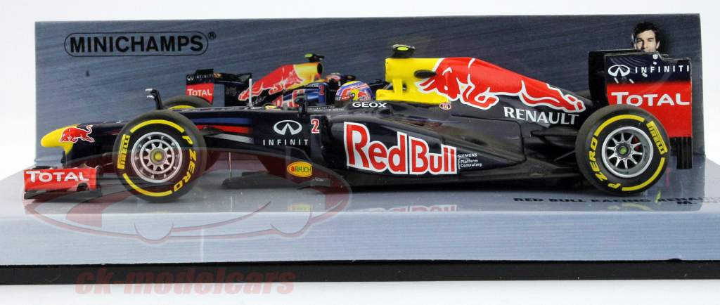 M. Webber Red Bull RB8 Formule 1 Renault 2012 1:43 Minichamps